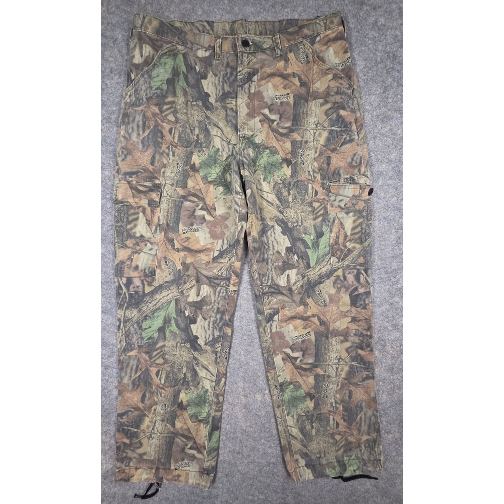 Liberty Advantage Timber Camo Cargo Pants Mens Large Regular 36-38 Made in USA